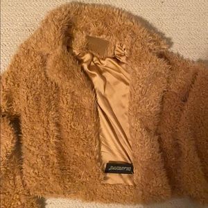 Camel fuzzy jacket from Nordstrom never worn